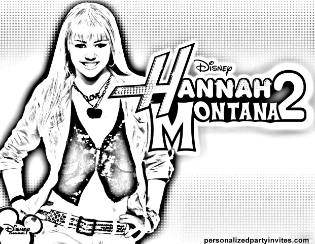  Hannah Montana Coloring Pages – hannah montana – hannah montana games – Official