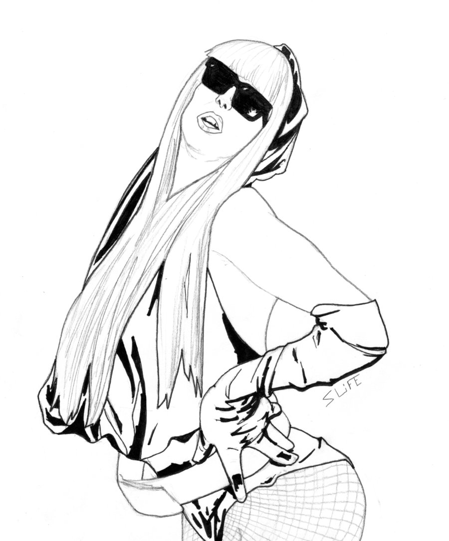 Lady Gaga Coloring Pages – best coloring page – hot style