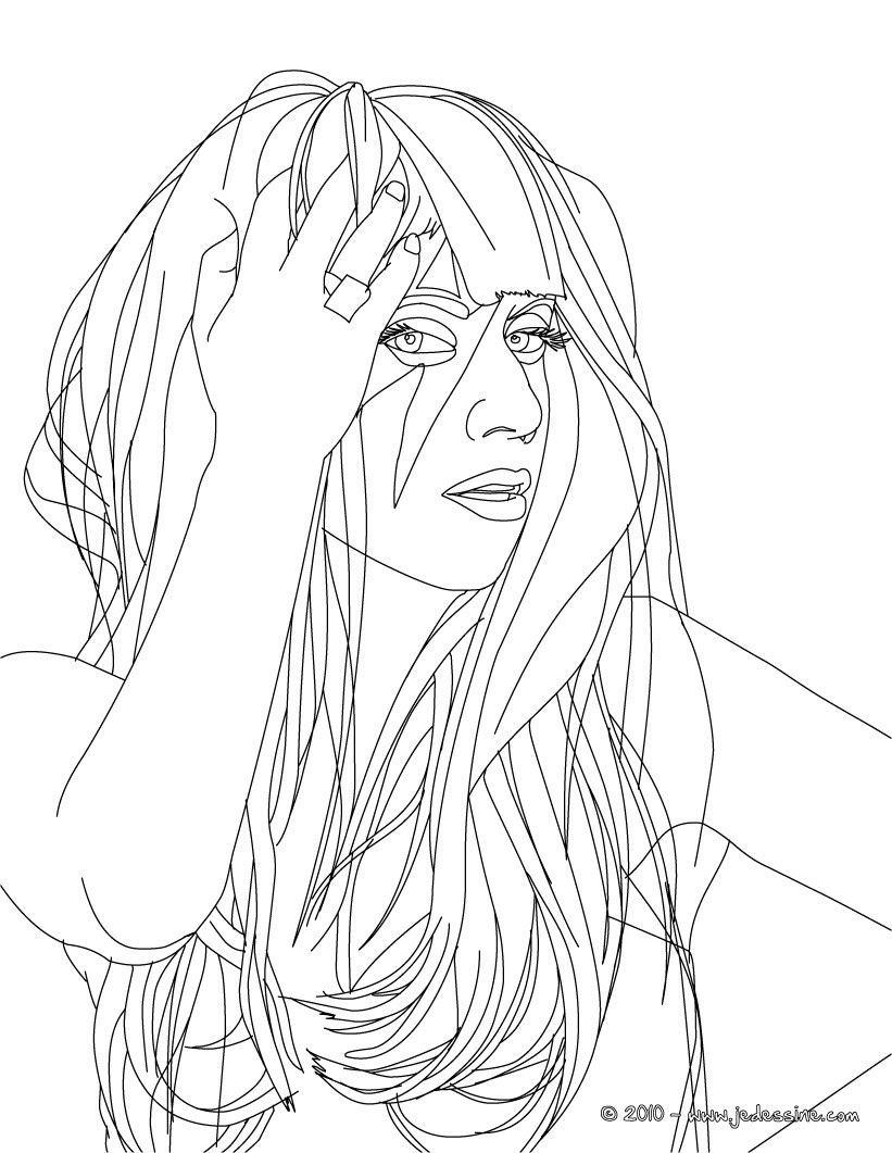  Lady Gaga Coloring Pages – best coloring page – Lady Gaga hair style