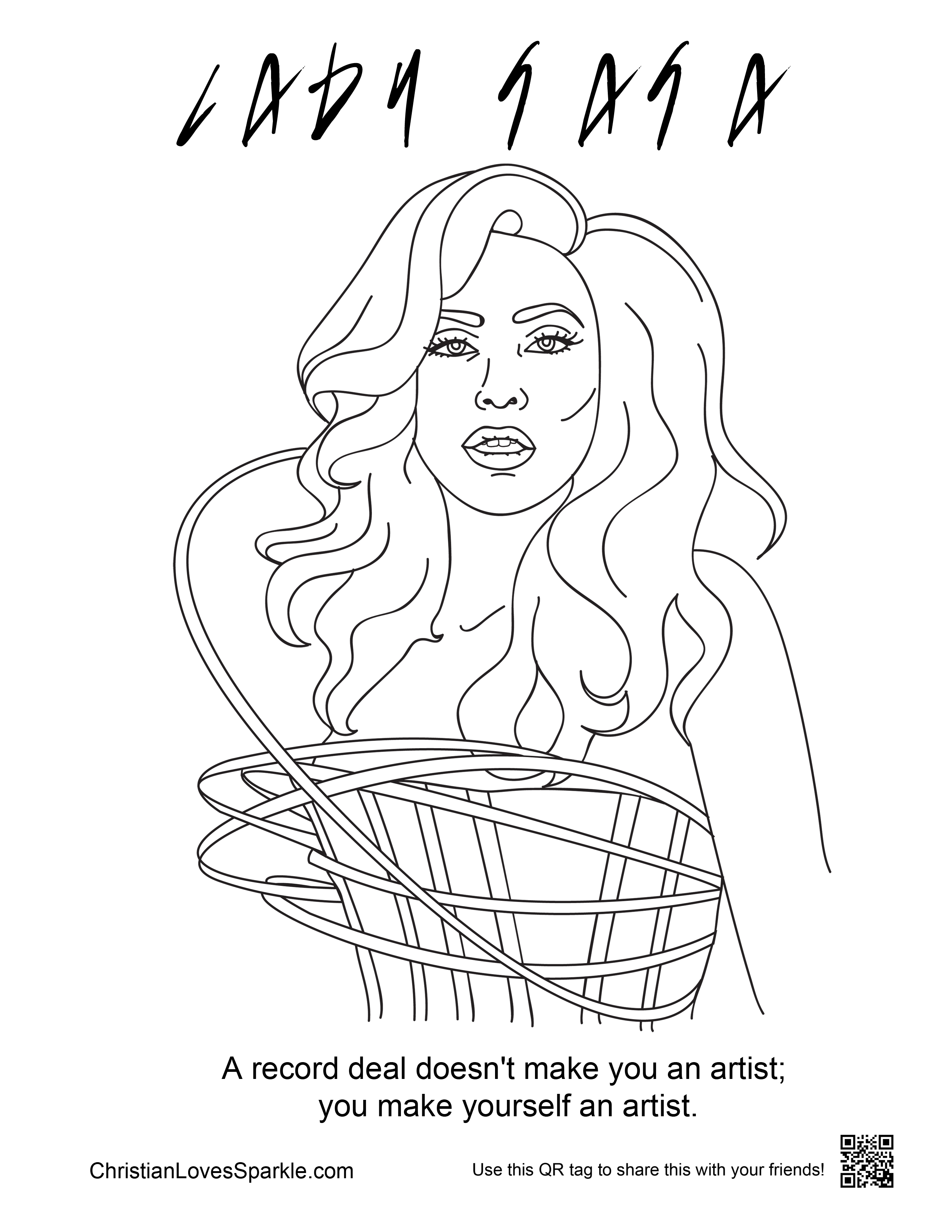  Lady Gaga Coloring Pages – best coloring page – Lady Gaga