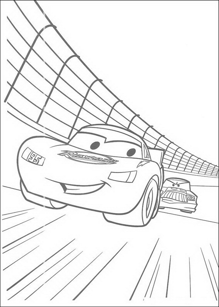  lightning mcqueen coloring pages | letscoloringpages.com | faster speed