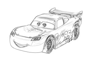lightning mcqueen coloring pages | letscoloringpages.com | McQueen #7