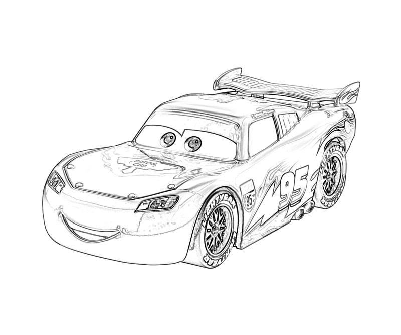  lightning mcqueen coloring pages | letscoloringpages.com | McQueen #7