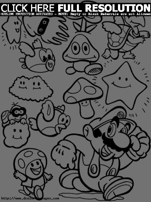 Mario | Mario Bros | Mario Bros coloring pages | printable coloring pages | #2