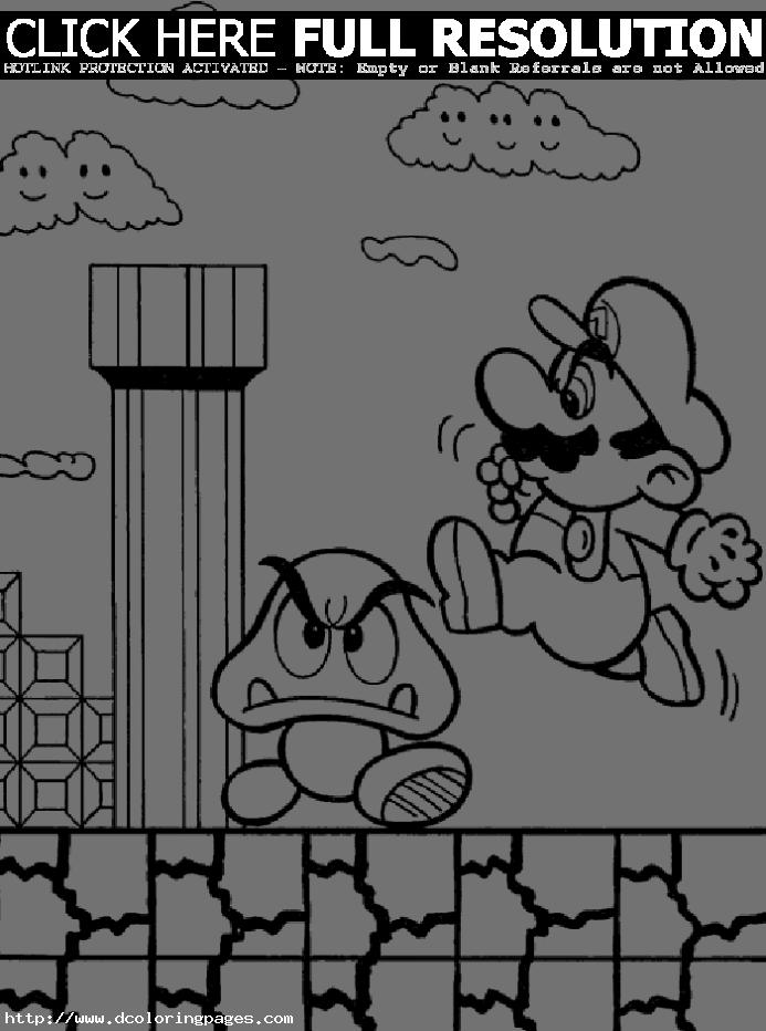 Mario | Mario Bros | Mario Bros coloring pages | printable coloring pages | #8