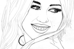 Miley Cyrus - letscoloringpages.com - miley cyrus coloring pages - #6
