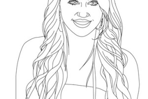 MILEY CYRUS - miley cyrus coloring pages - Miley songs - #1