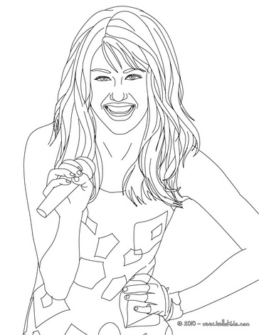  MILEY CYRUS – miley cyrus coloring pages – Miley songs – #10