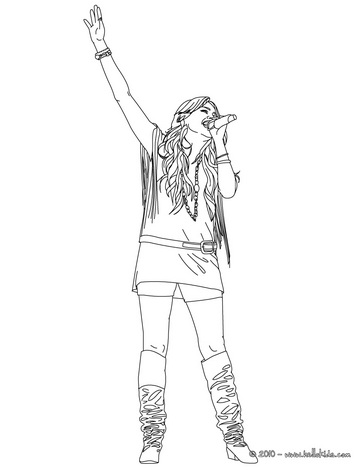  MILEY CYRUS – miley cyrus coloring pages – Miley songs – #13