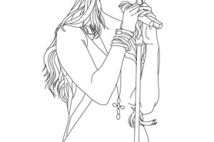 MILEY CYRUS - miley cyrus coloring pages - Miley songs - #5