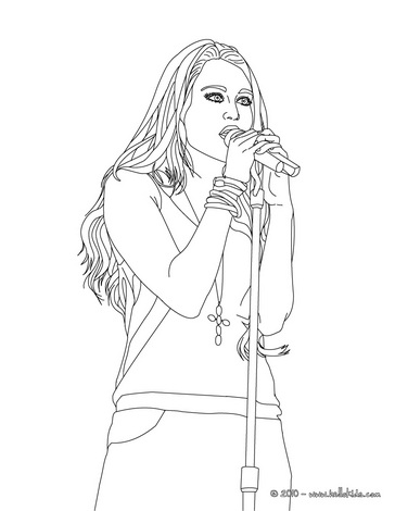  MILEY CYRUS – miley cyrus coloring pages – Miley songs – #5