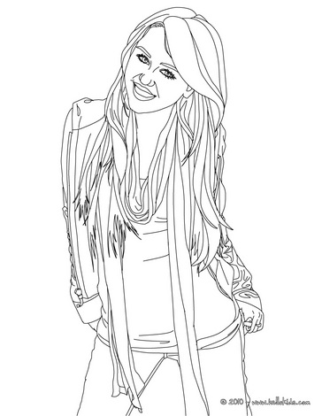  MILEY CYRUS – miley cyrus coloring pages – Miley songs – #6