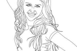 MILEY CYRUS - miley cyrus coloring pages - Miley songs - #9