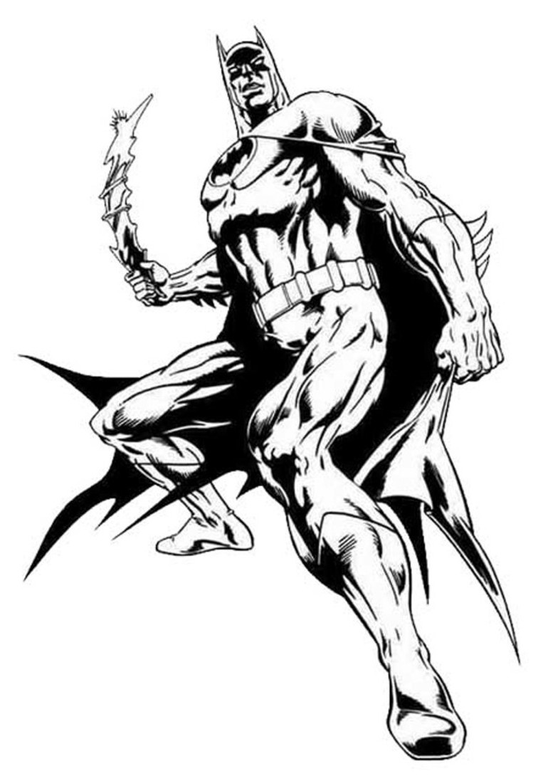  New Batman Free Coloring Pages , letscoloringpages.com , Very Hot Batman coloring page