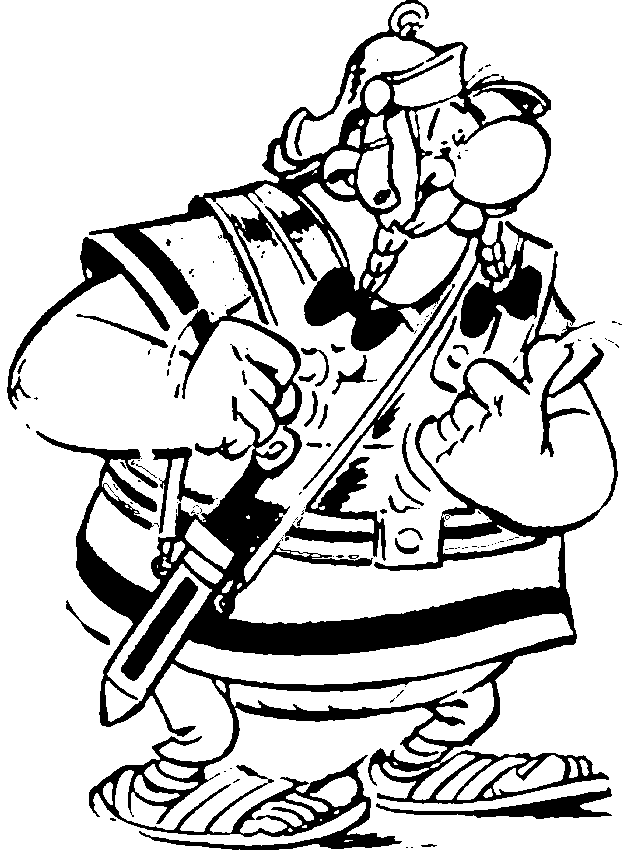 Obelix Free coloring pages
