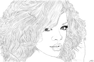 Rihanna | Coloring pages | rihanna songs | rihanna new album | #11