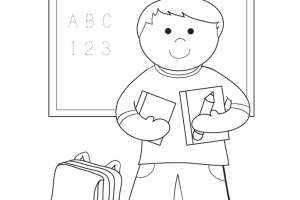 School House coloring pages, Coloring for kids, Welcome to open School