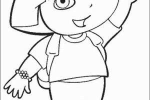 Simply Dora the Explorer Free coloring pages