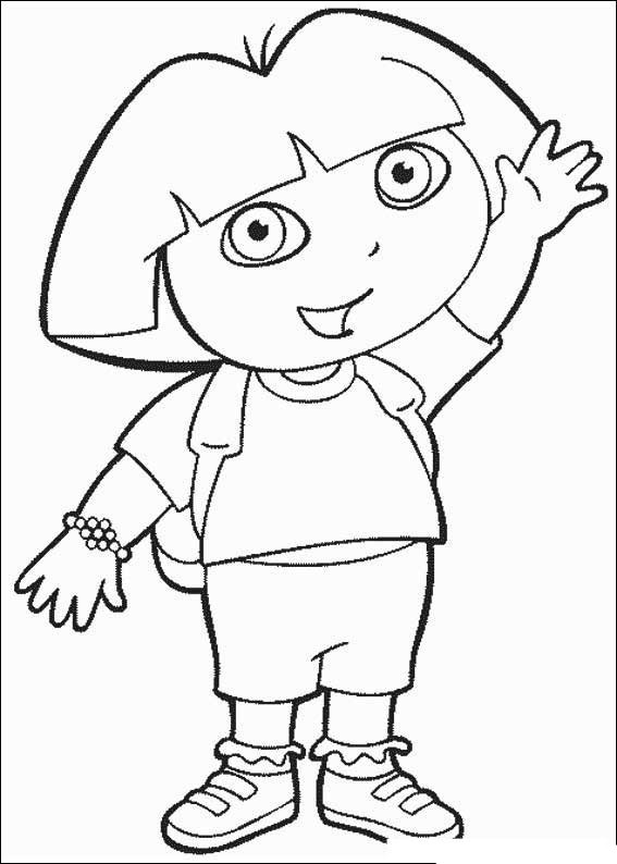  Simply Dora the Explorer Free coloring pages