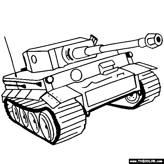  Tank Coloring pages  –  Free Coloring Pages – War – military –  #17