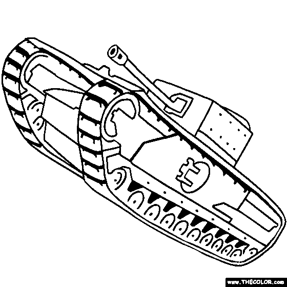  Tank Coloring pages  –  Free Coloring Pages – War – military –  #36
