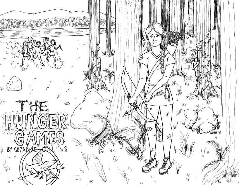  The Hunger Games | The Hunger Games coloring pages | printable coloring pages | #2