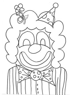  clown hats Colouring Pages