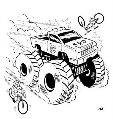  Hot monster truck coloring pages – ãƒ¢ãƒ³ã‚¹ã‚¿ãƒ¼ãƒˆãƒ©ãƒƒã‚¯ – rakasa truk – æ€ªç‰©å¡è»Š – #5