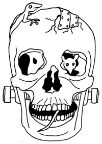  Skull tattoo | tattoos | tattoo | Skull coloring page | Halloween | printable | #16
