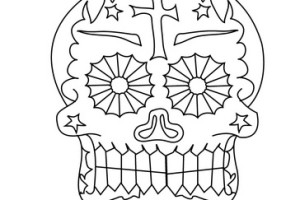 Skull tattoo | tattoos | tattoo | Skull coloring page | Halloween | printable | #2