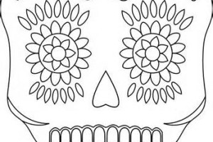 Skull tattoo | tattoos | tattoo | Skull coloring page | Halloween | printable | #24