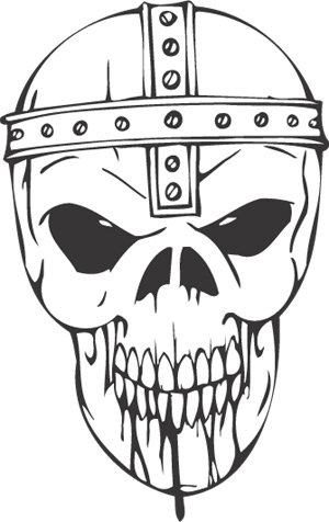  Skull tattoo | tattoos | tattoo | Skull coloring page | Halloween | printable | #26