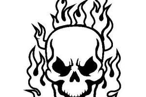 Skull tattoo | tattoos | tattoo | Skull coloring page | Halloween | printable | #32