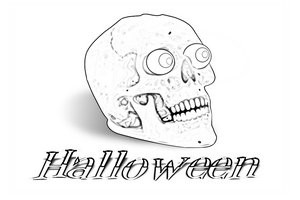 Skull tattoo | tattoos | tattoo | Skull coloring page | Halloween | printable | #37