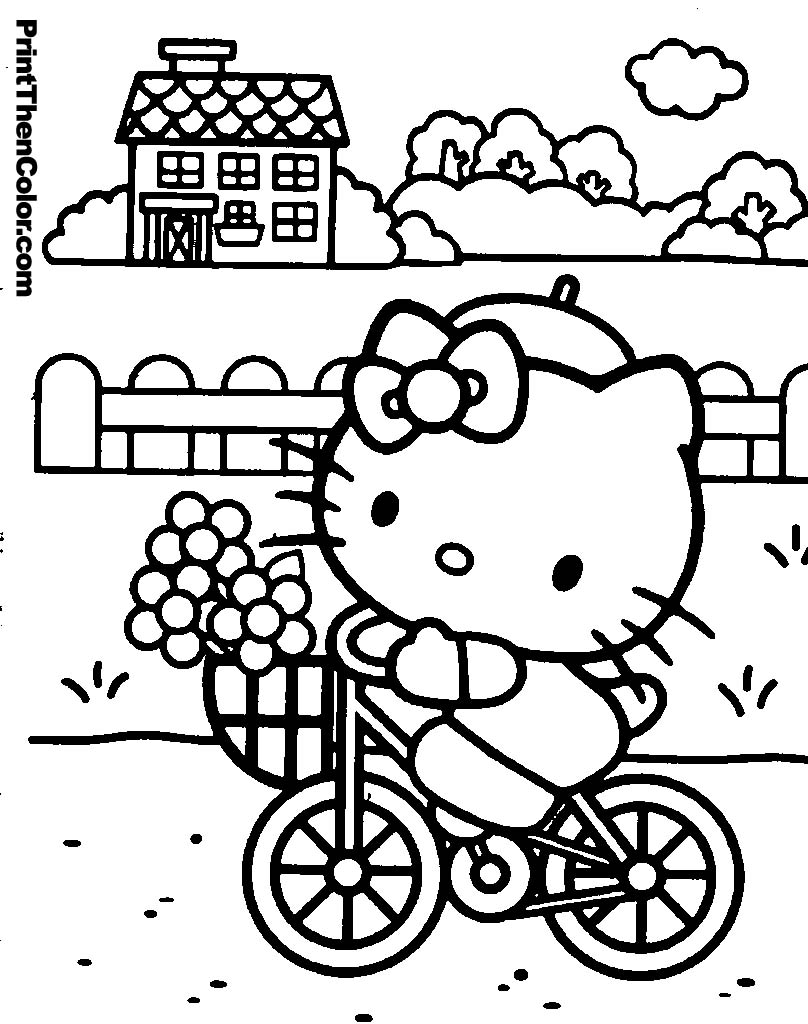  Hello Kitty Coloring Pages – printable – pages Ã  colorier – Ñ€Ð°ÑÐºÑ€Ð°ÑÐºÐ¸ – ØªÙ„ÙˆÙŠÙ† ØµÙØ­Ø§Øª – è‘—è‰²é  – ç€è‰²ãƒšãƒ¼ã‚¸ – halaman mewarnai – #13