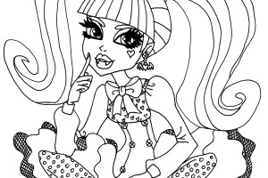 Sexy Monster High Coloring Pages for Kids