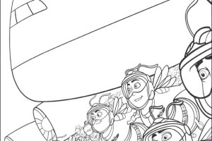Airplane Movie coloring page