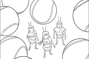 bee movie baseball ball coloring pages - coloring book