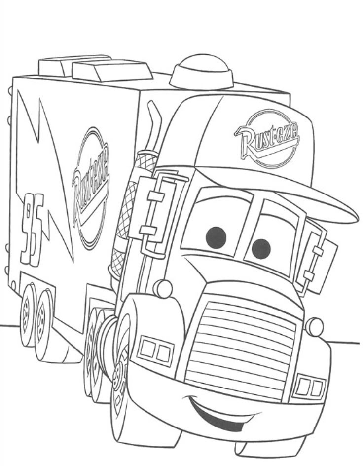 Cars movie coloring pages