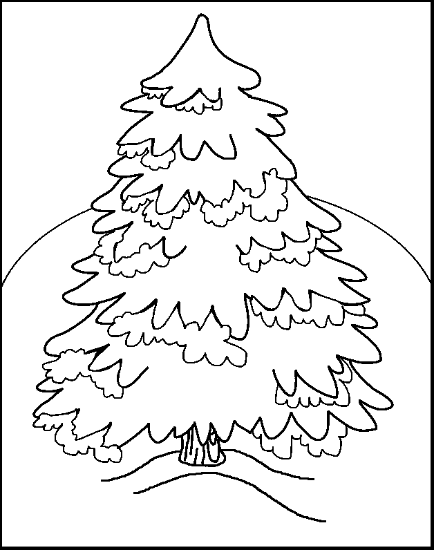 Christmas tree coloring pages - coloring book - #18