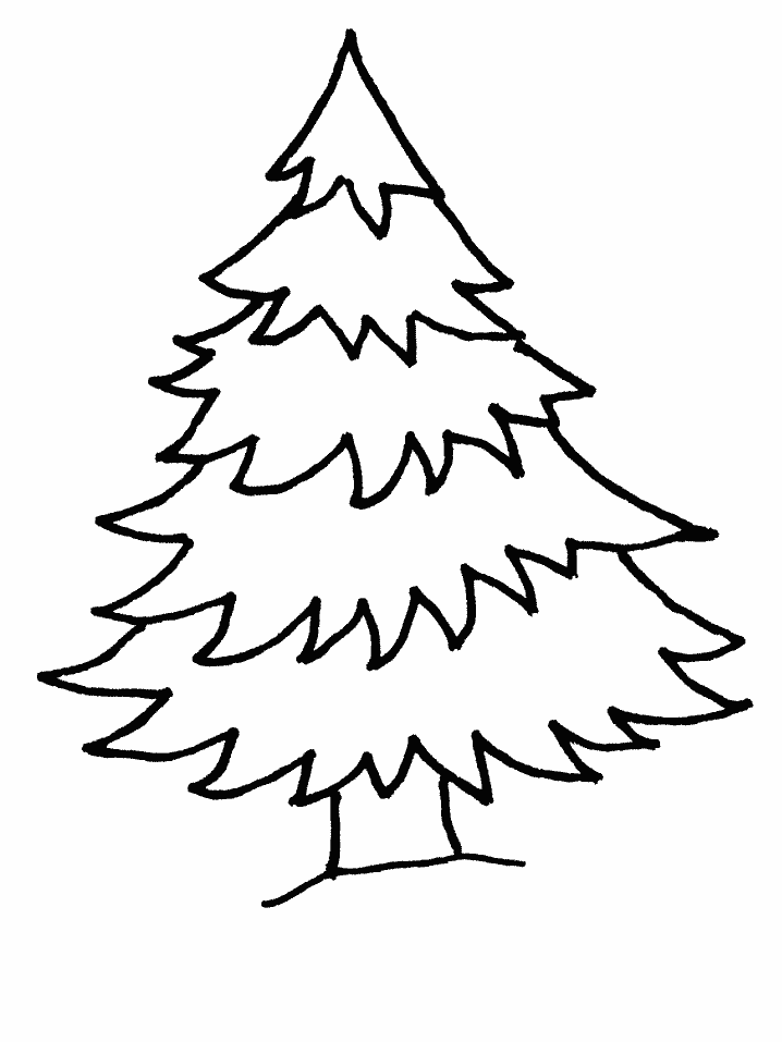Christmas tree coloring pages - coloring book - #2