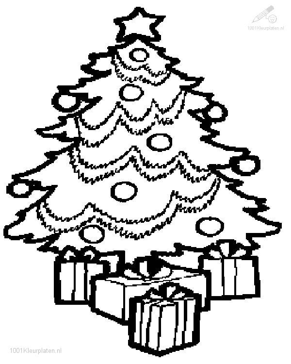  Christmas tree coloring pages – coloring book – #24