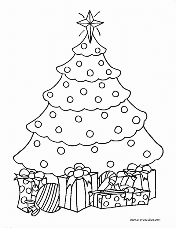  Christmas tree coloring pages – coloring book – #29