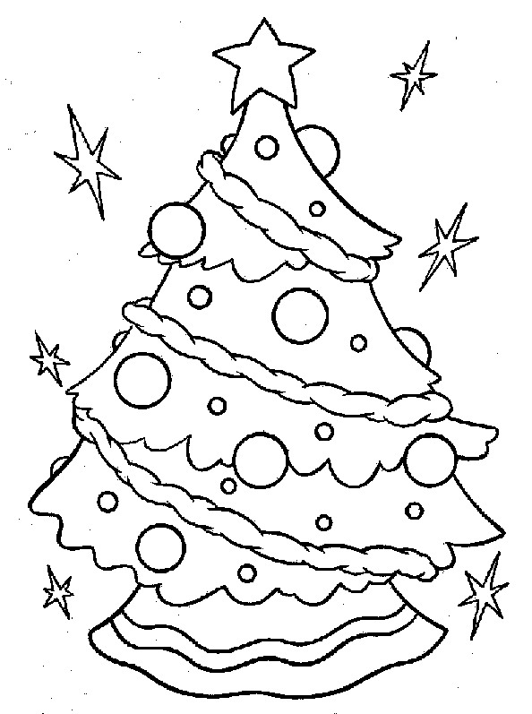 Christmas tree coloring pages - coloring book - #31