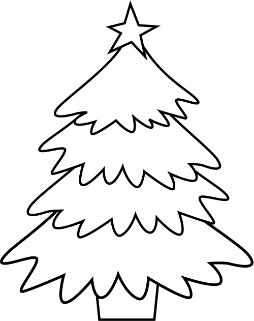  Christmas tree coloring pages – coloring book – #34
