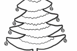 Christmas tree coloring pages - coloring book - #37