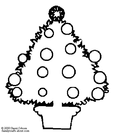 Christmas tree coloring pages - coloring book - #40