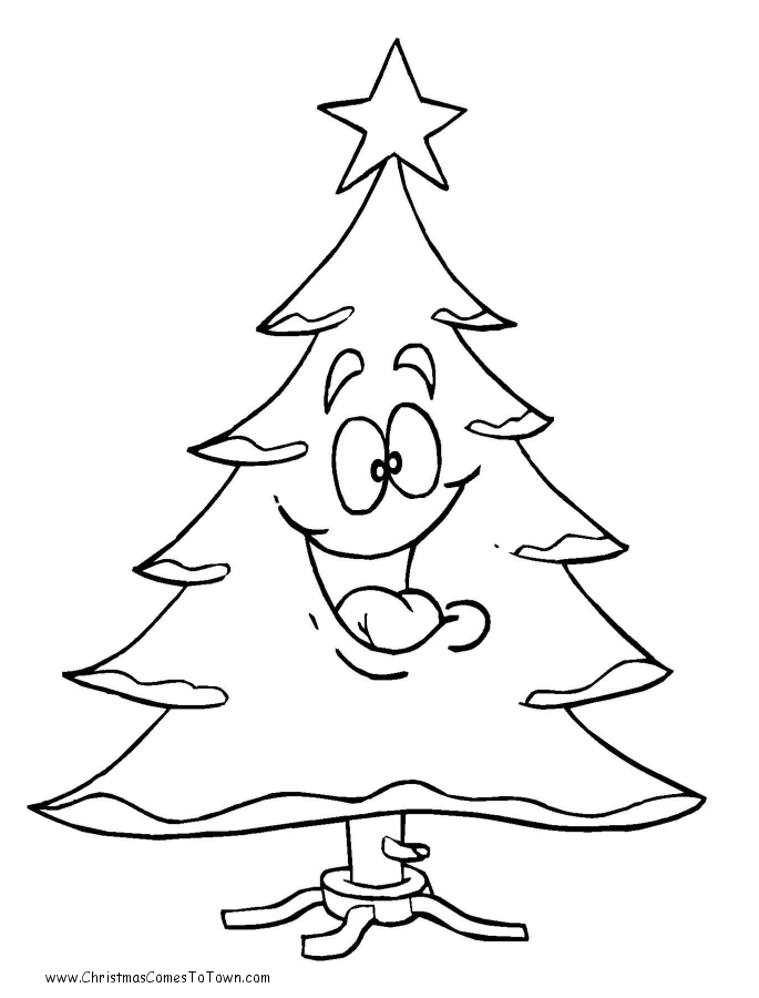  Christmas tree coloring pages – coloring book – #6