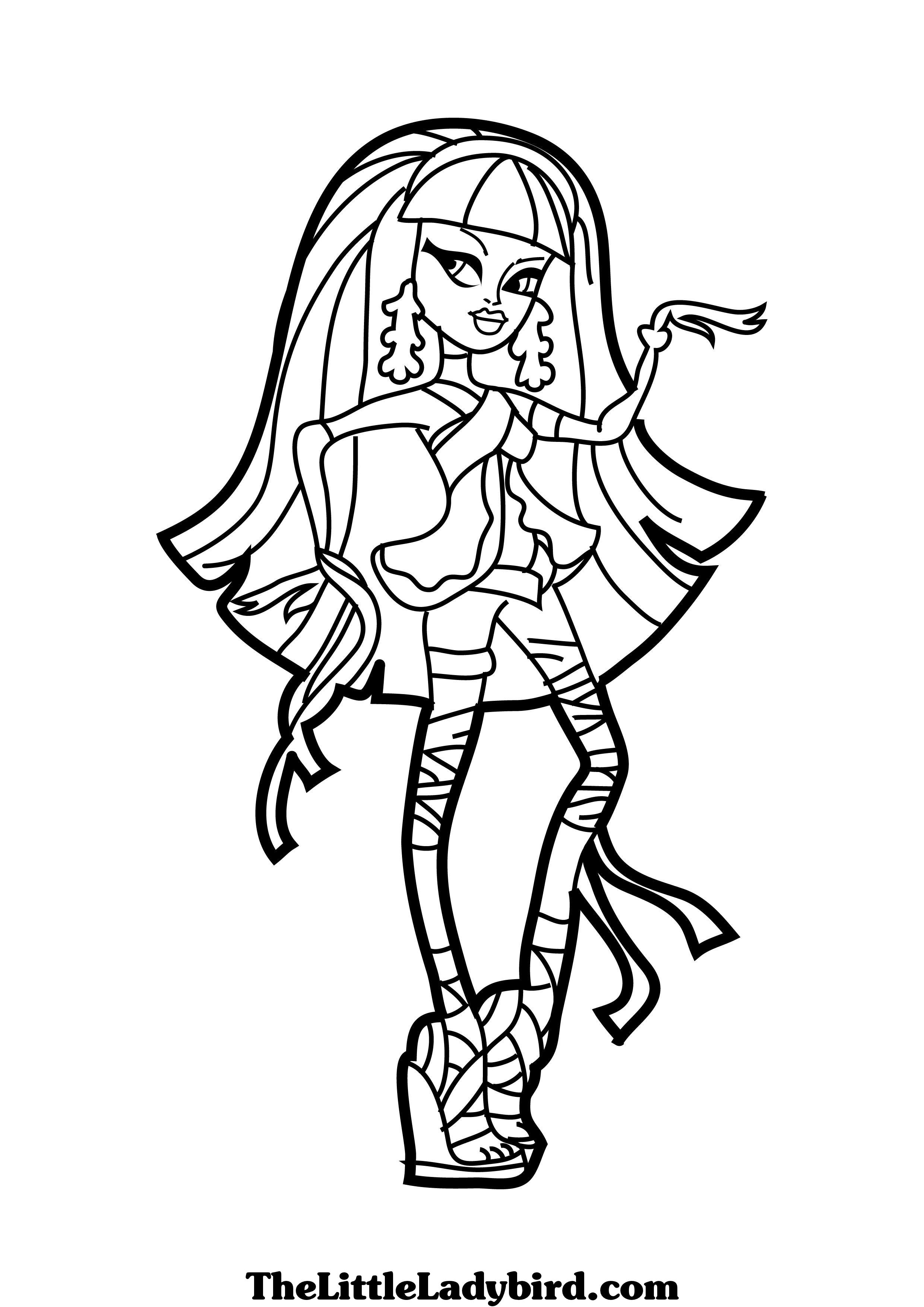  Coloring Pages Cleo de Nile Monster High