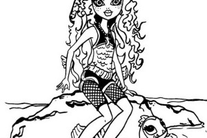 Coloring pages Monster High - coloring book